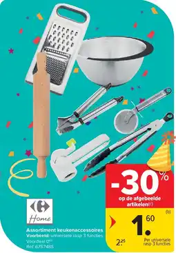 Carrefour Assortiment keukenaccessoires aanbieding