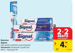 Carrefour Gamma Signal aanbieding