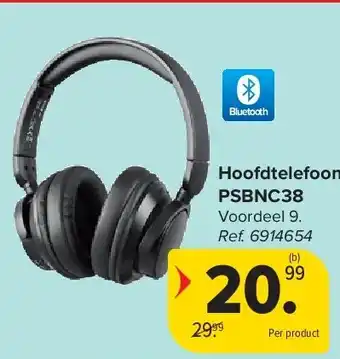 Carrefour Hoofdtelefoon PSBNC38 aanbieding