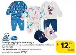 Carrefour 2-delige joggingset voor baby’s aanbieding