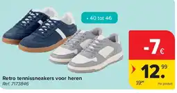 Carrefour Retro tennissneakers voor heren aanbieding