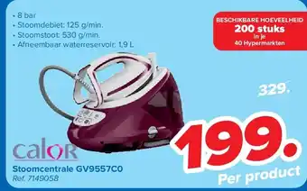 Carrefour Stoomcentrale GV9557C0 aanbieding