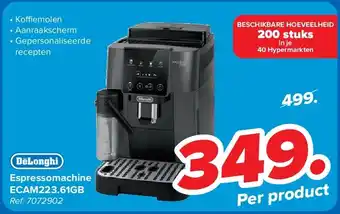 Carrefour Espressomachine ECAM223.61GB aanbieding