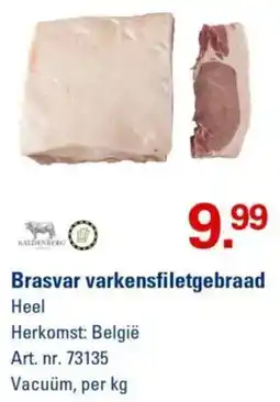 Sligro-M Brasvar varkensfiletgebraad aanbieding