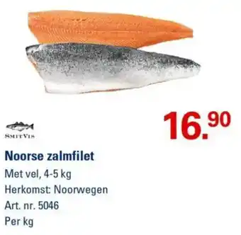 Sligro-M Noorse zalmfilet aanbieding