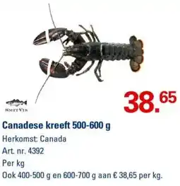 Sligro-M Canadese kreeft aanbieding