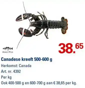 Sligro-M Canadese kreeft aanbieding