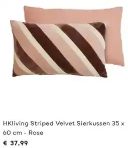 fonQ HKliving Striped Velvet Sierkussen aanbieding