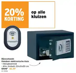 GAMMA Handson elektronische kluis aanbieding