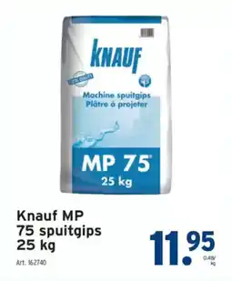 GAMMA Knauf MP 75 spuitgips aanbieding