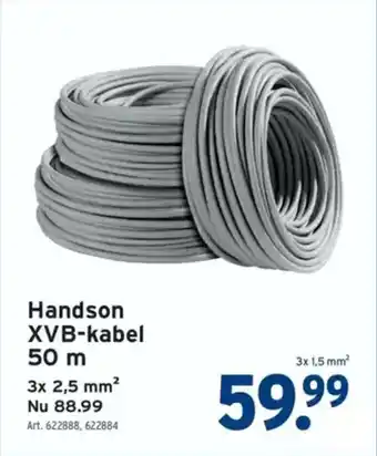 GAMMA Handson XVB-kabel aanbieding