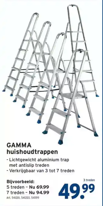 GAMMA Gamma huishoudtrappen aanbieding