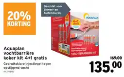 GAMMA Aquaplan vochtbarrière koker kit aanbieding