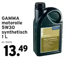 GAMMA Gamma Motorolie 5W30 Synthetisch aanbieding