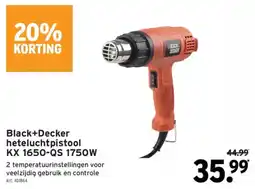 GAMMA Black + Decker Heteluchtpistool KX 1650-QS aanbieding