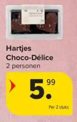 Carrefour Market Hartjes Choco-Délice aanbieding