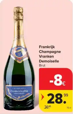 Carrefour Market Frankrijk Champagne Vranken Demoiselle aanbieding