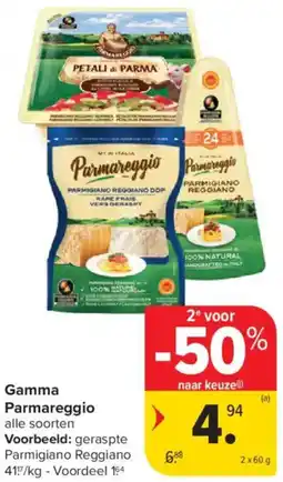 Carrefour Market Gamma Parmareggio aanbieding