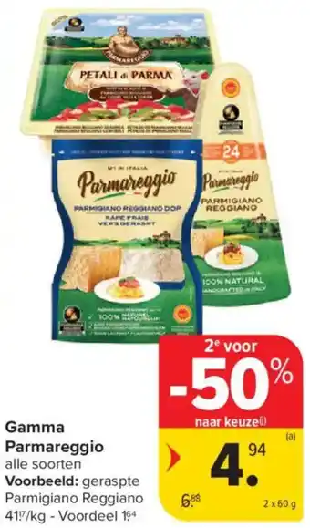 Carrefour Market Gamma Parmareggio aanbieding