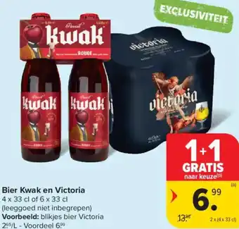 Carrefour Market Bier Kwak en Victoria aanbieding