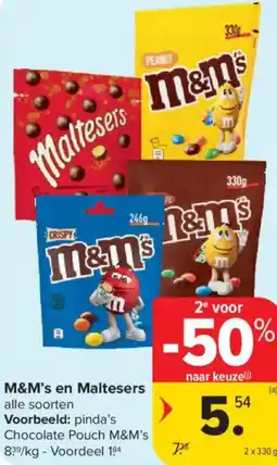 Carrefour Market M&M's en Maltesers aanbieding