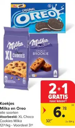 Carrefour Market Milka en oreo koekjes aanbieding