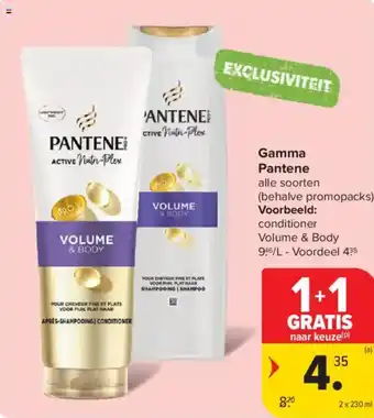 Carrefour Market Pantene gamma aanbieding