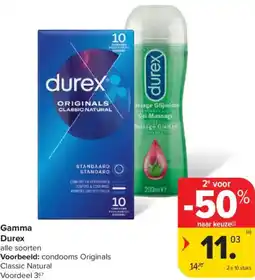 Carrefour Market Durex gamma aanbieding