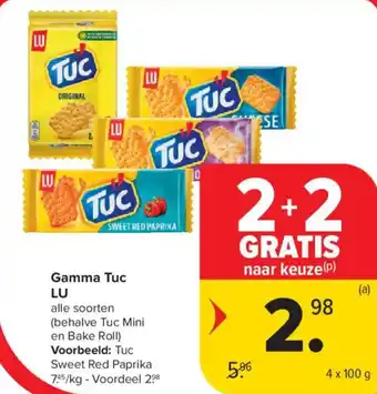 Carrefour Market LU gamma Tuc aanbieding