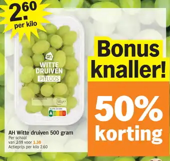 Albert Heijn AH Witte druiven aanbieding