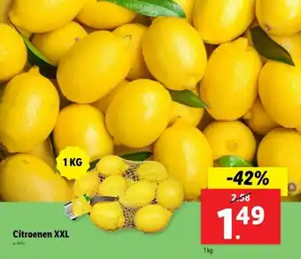 Lidl Citroenen XXL aanbieding