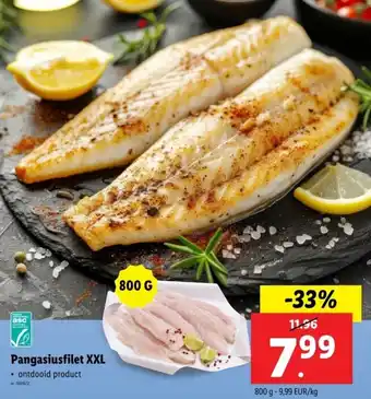 Lidl Pangasiusfilet XXL aanbieding