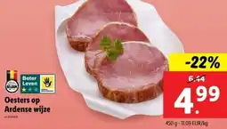 Lidl Oesters op Ardense wijze aanbieding