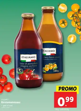 Lidl Italiamo kerstomatensaus aanbieding