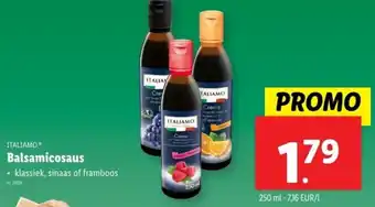 Lidl Italiamo balsamicosaus aanbieding