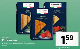 Lidl Italiamo pizzacrackers aanbieding