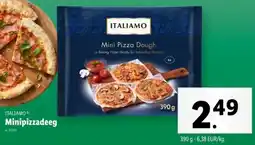 Lidl Italiamo minipizzadeeg aanbieding