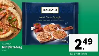 Lidl Italiamo minipizzadeeg aanbieding