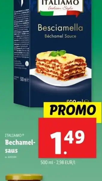 Lidl Italiamo besciamelsaus aanbieding