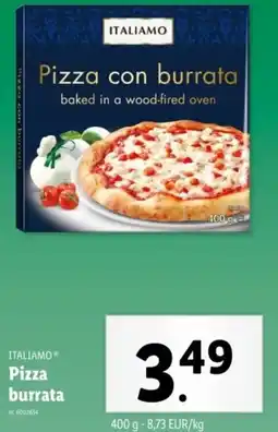 Lidl Italiamo pizza burrata aanbieding