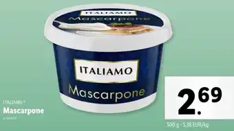 Lidl Italiamo mascarpone aanbieding