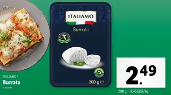 Lidl Italiamo burrata aanbieding