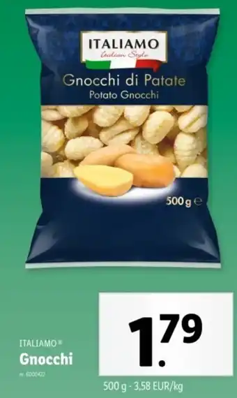 Lidl Italiamo gnocchi aanbieding