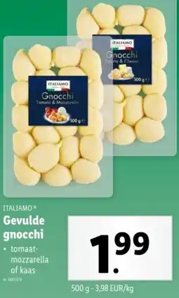 Lidl Italiamo gevulde gnocchi aanbieding