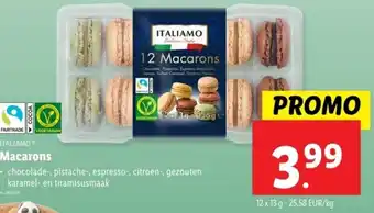 Lidl Italiamo macarons aanbieding