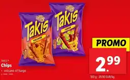 Lidl Takis chips aanbieding