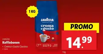 Lidl Lavazza koffiebonen aanbieding