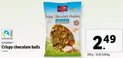 Lidl Favorina crispy chocolate balls aanbieding