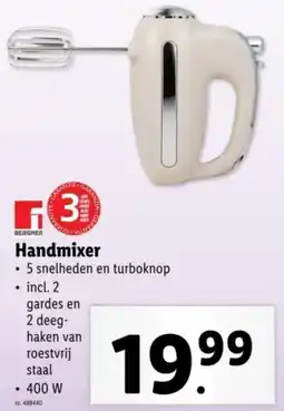 Lidl Bergher handmixer aanbieding