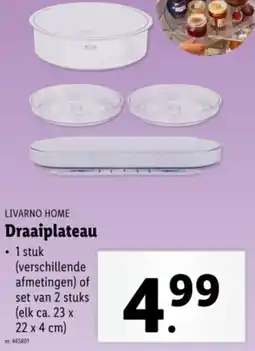 Lidl Livarno home draaiplateau aanbieding